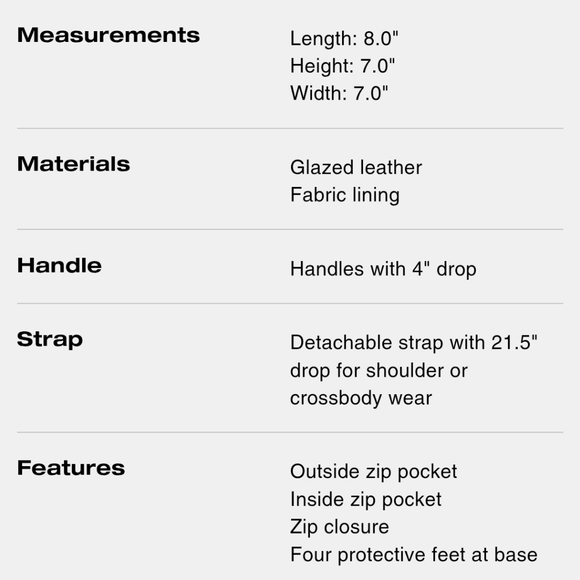 Coach Cube Rogue Bag Black Glazed Leather NWT - Picture 10 of 10